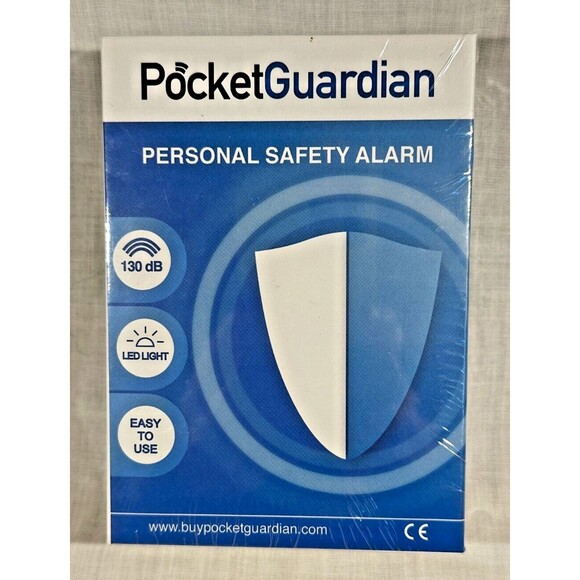 NEW Pocket Guardian Personal Safety Alarm - Light/Noise - Rape Whistle Security - Picture 1 of 3